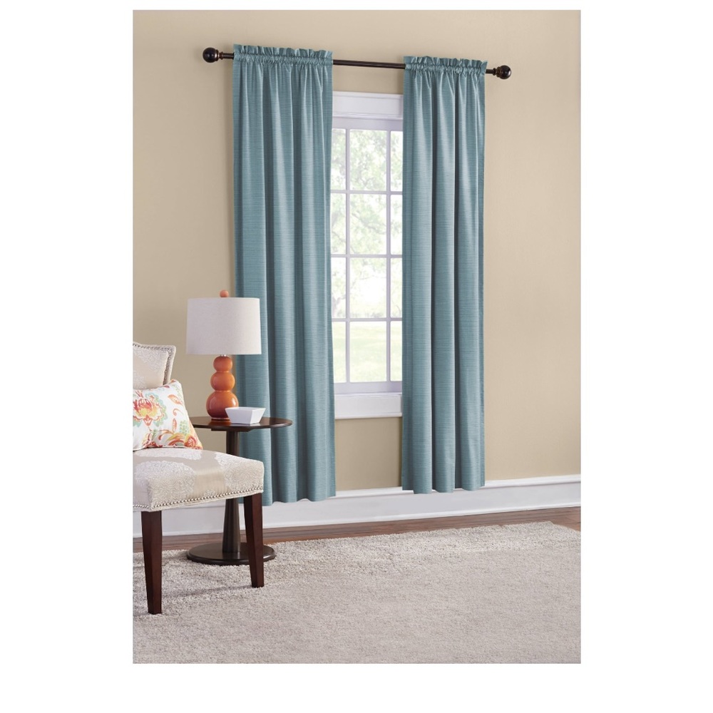 4 blackout curtain panels 30X84